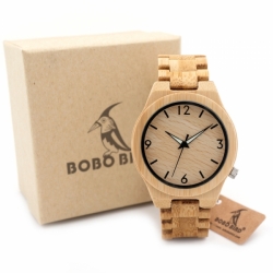 BOBO BIRD - dřevěné hodinky D27