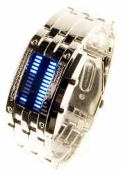 LED Navy 28 all silver - modré diody 