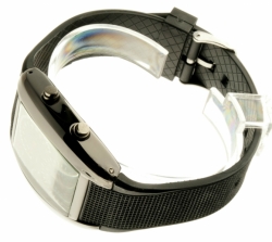 LED hodinky Racer - černé