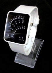 LED hodinky 29 diod bílé