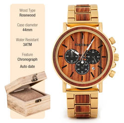 BOBOBIRD WP09 - luxusní dřevěné hodinky 