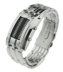 LED Navy 28 all silver - červené diody 
